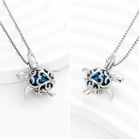 Ashes Keepsake Turtle Cremation Jewelry Necklace for Ashes Stainless Steel