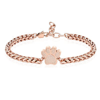 Ashes Keepsake Dog/Cat Paw Print Urn Bracelet Cremation Jewelry for Ashes