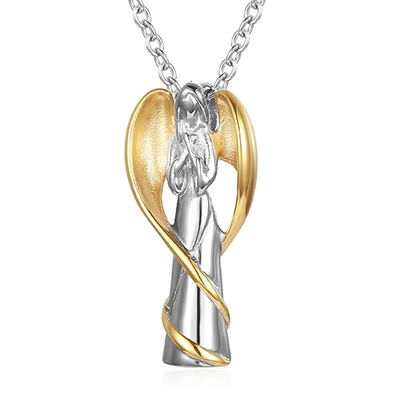Cremation Jewelry Angel Wing Pendant