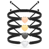 Ashes Keepsake Adjustable Urn Bracelet Heart-shaped Urn Pendant Stainless Steel