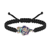 Ashes Keepsake Rose Flower Urn Bracelet for Ashes for Women's Cremation Jewelry